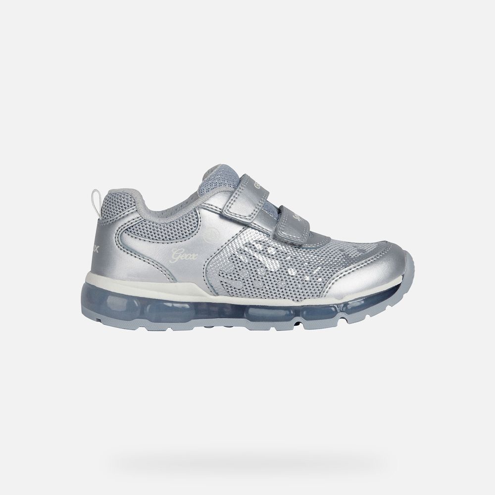 Geox Sneakers Silver Android - Geox Girls Shoes - ACDNHS250